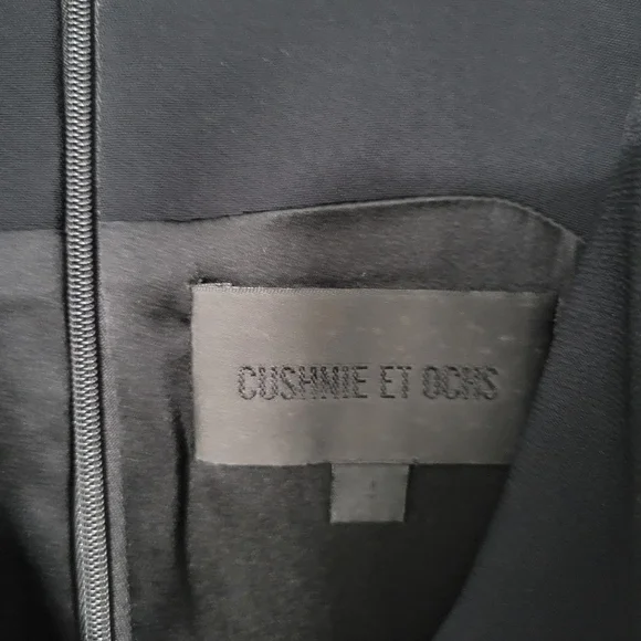 Cushnie Et Ochs Black Blazer Top Dress